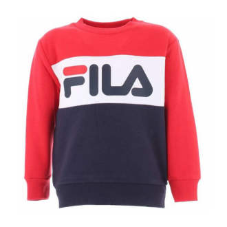 Sweat fila rouge blanc noir