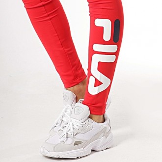 Legging femme fila rouge