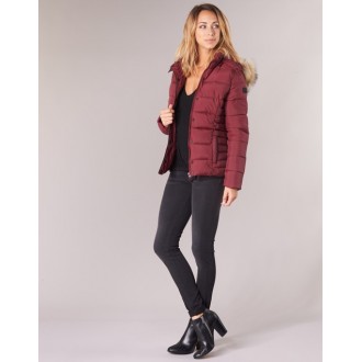 DOUDOUNE KAPORAL ROUGE BORDEAU FEMME