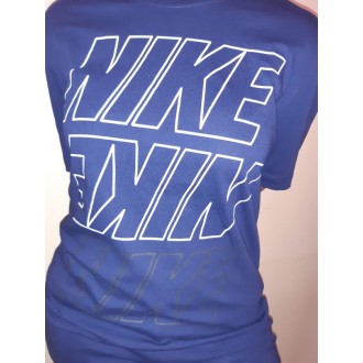 TEE SHIRT NIKE BLEU