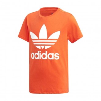 TEE SHIRT ADIDAS ORANGE BLANC