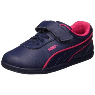 Baskets Puma bleu rouge garcon