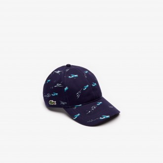 CASQUETTE LACOSTE BLEU ET...