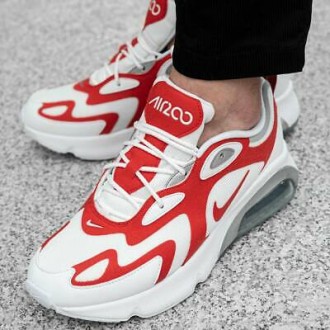 Air max 200 blanche online et rouge