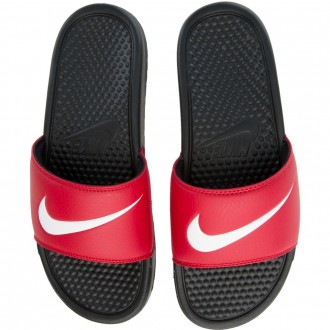 Claquette nike noir rouge et blanc