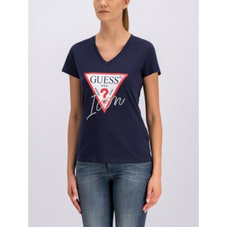 TEE SHIRT GUESS BLEU