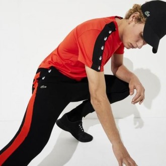Pantalon clearance lacoste rouge