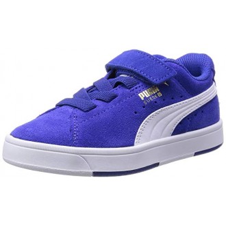 Baskets Puma bleu ciel blanc