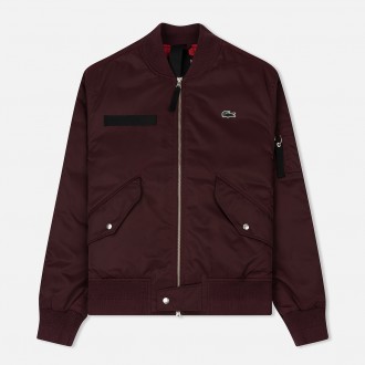 VESTE LACOSTE ROUGE BORDEAUX