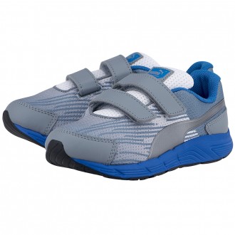 Baskets Puma gris bleu garcon