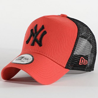 CASQUETTE ORANGE ET NOIR