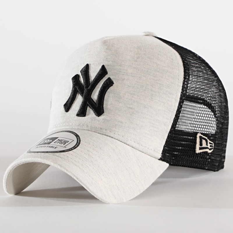 CASQUETTE NY NOIR ET GRIS