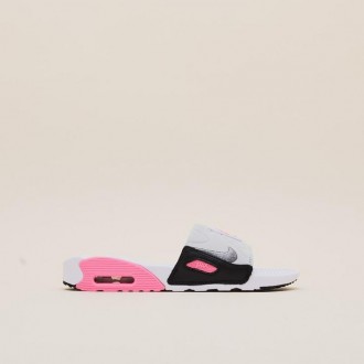 CLAQUETTE NIKE AIR MAX BLANCHE NOIRE ET ROSE