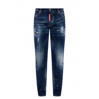 JEANS DSQUARED2 BLEU TACHE...