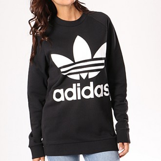 pull adidas blanc et noir