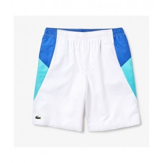 SHORT LACOSTE BLEU ET BLANC