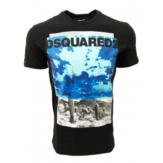 t shirt dsquared noir rouge