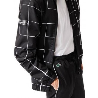 Veste lacoste noir et blanche clearance