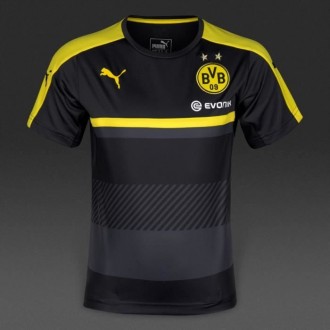 t shirt bvb jaune noir