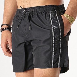 short de bain ea7 Armani noir