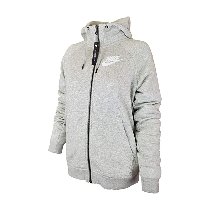 NIKE SWEAT À CAPUCHE ESSENTIAL ZIPPÉ GRIS