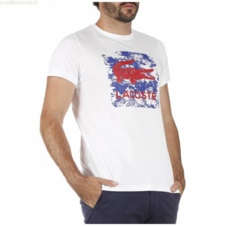 T-shirt Lacoste blanc...