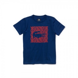 T-shirt Lacoste sport bleu...