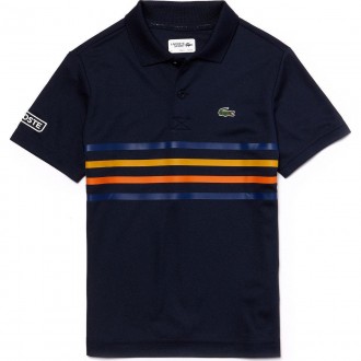 orange lacoste t shirt