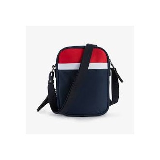 SACOCHE A BANDOULIERE EDEN PARK BLEU MARINE ROUGE BLANC