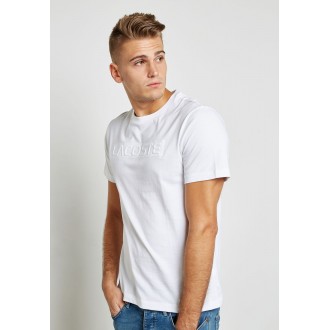 T-shirt  Lacoste blanc...