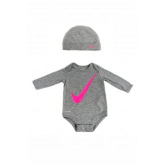 Body Nike gris et rose