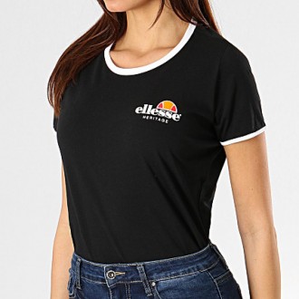 T-shirt uni noir Ellesse