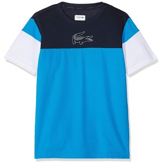 t-shirt Lacoste bleu noir...